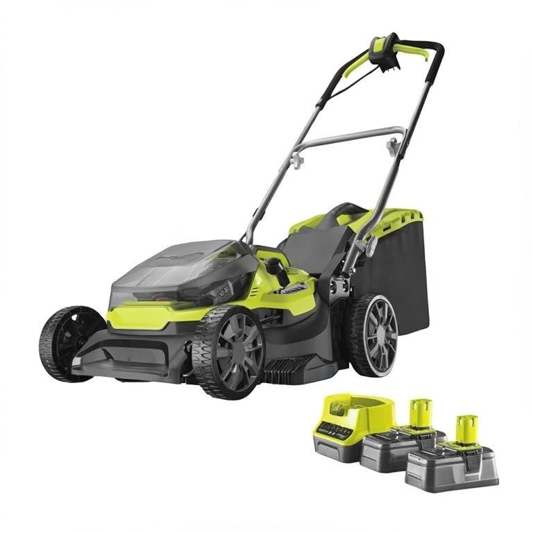 Tondeuse Hybride alimentée simultanément par 2 batteries 18V ONE+ - 37 cm (2 x 5,0 Ah)